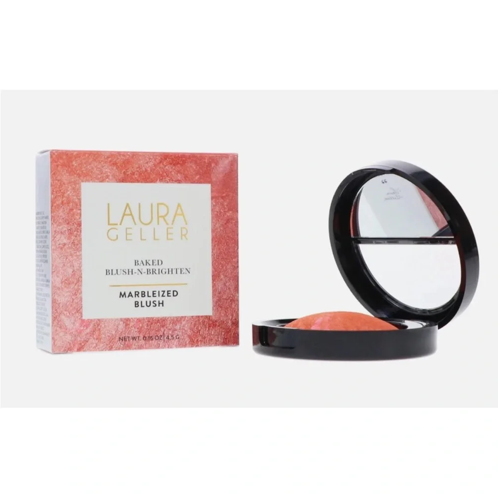 Laura Geller marbleized blush baked blush n brighten grapefruit new nib - Picture 6 of 9